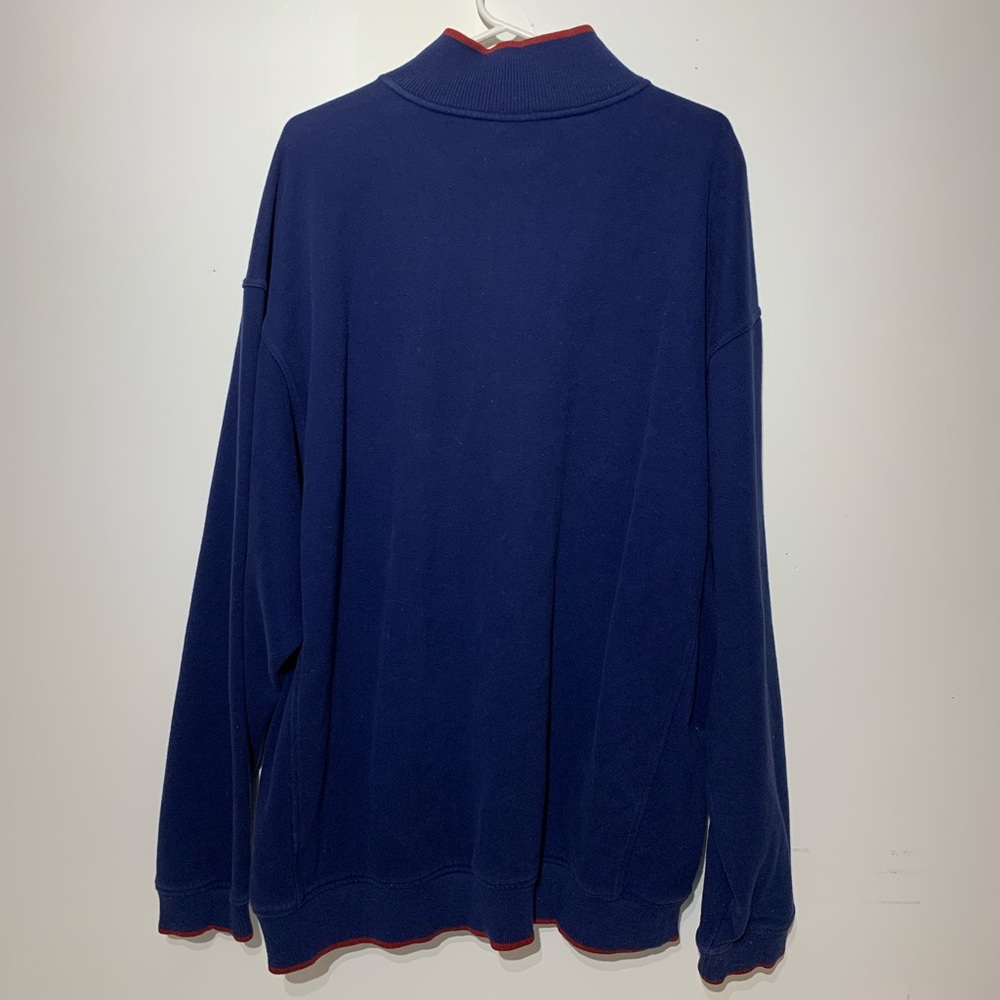 Vintage 1990s Nike Canucks 1/4 Zip Sweater - Picture 2 of 8